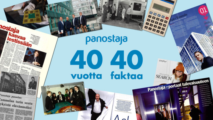 40 vuotta ja yli 70 yritystä – lue tämä ja 39 muuta mielenkiintoista faktaa Panostajan historiasta